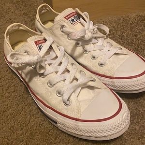 White converse women size 7.5